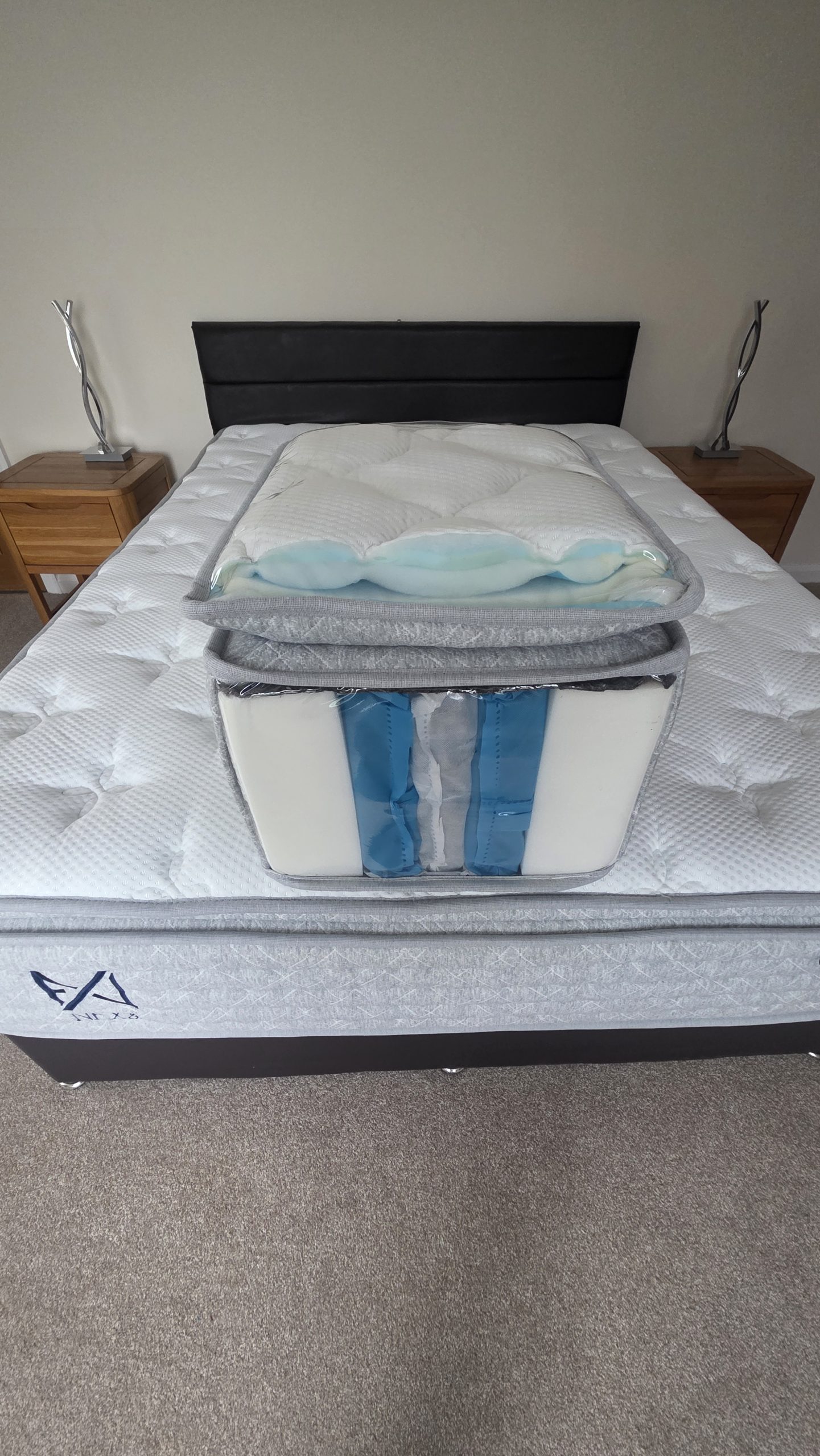 Nexa Hybrid Delux 32cm Pocket Spring Mattress (Medium)